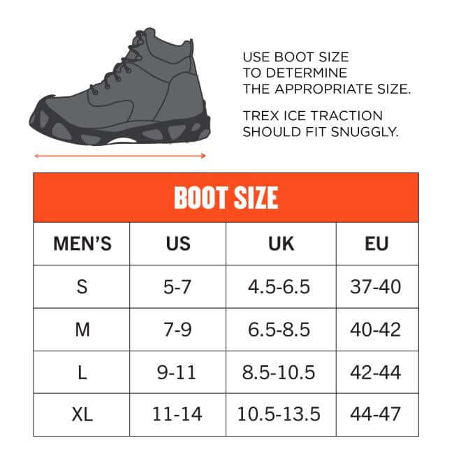 Ergodyne TREX 6304 Step-In Ice Cleats