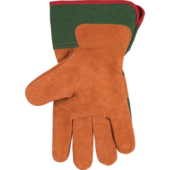 Kinco  Lined Russet Suede Cowhide Palm w/ Safety Cuff