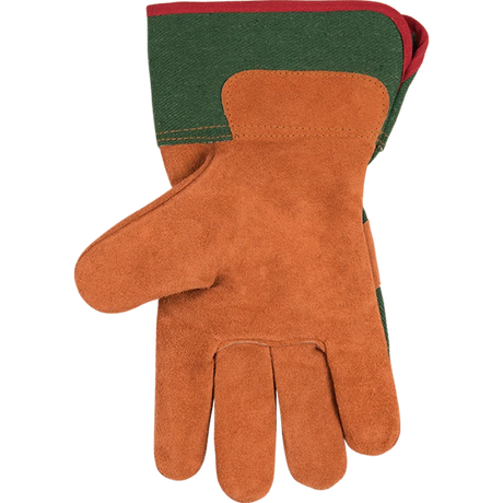 Kinco  Lined Russet Suede Cowhide Palm w/ Safety Cuff