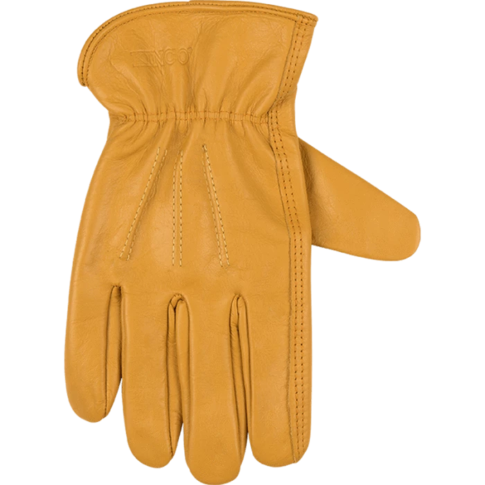 Kinco Unline Grain Cowhide Driver Gloves with Palm Patch