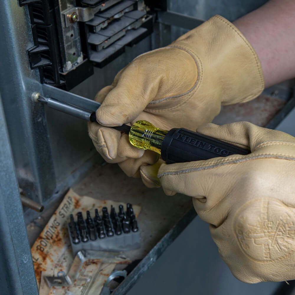 Klein Magnetic Screwdriver with Tamperproof Bits