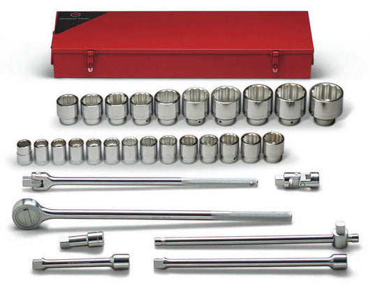 Wright Metric Socket Set, 3/4" Drive, 31 pc.