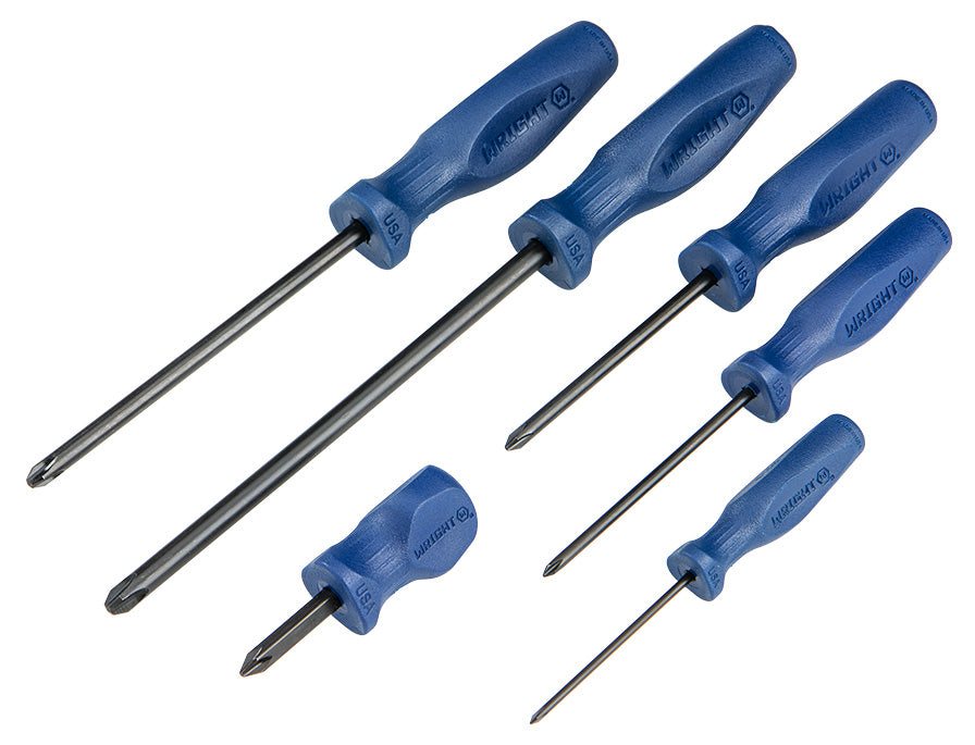 Wright 6 Piece Phillips Screwdriver Set