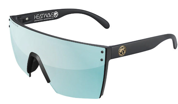 Heatwave Custom Lens Lazer Face Z87 Polarized Sunglasses, Black Frame