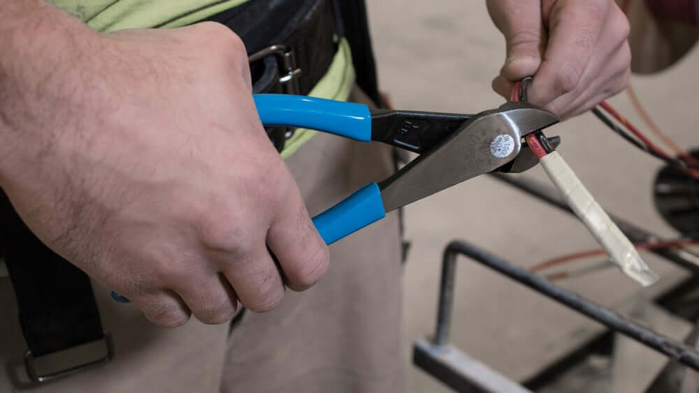 Klein 8" Diagonal High-Leverage Cutting Pliers