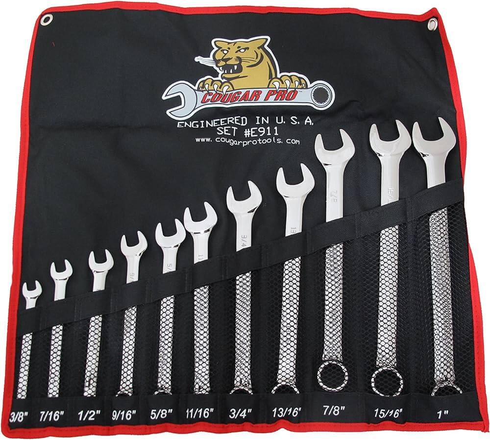 Cougar SAE Combination Wrench Set