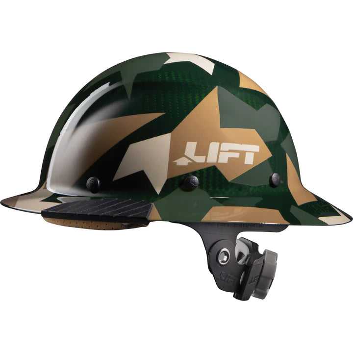 Lift DAX Jungle Carbon FIber Full Brim Hard Hat