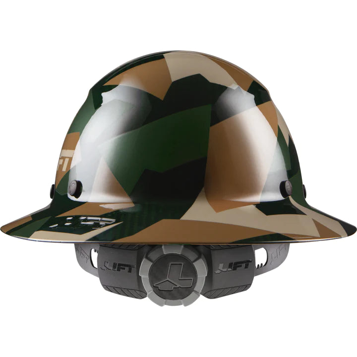 Lift DAX Jungle Carbon FIber Full Brim Hard Hat