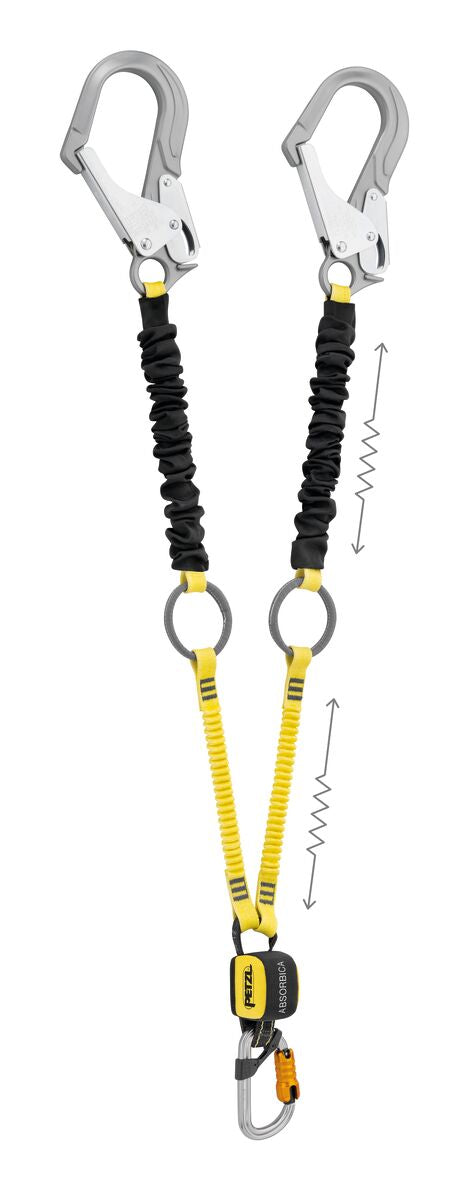 Petzl ABSORBICA-Y Tie-Back MGO Lanyard