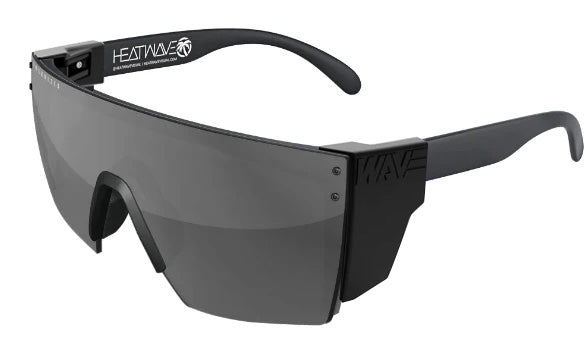 Heatwave Custom Lens Lazer Face Z87 Polarized Sunglasses, Black Frame