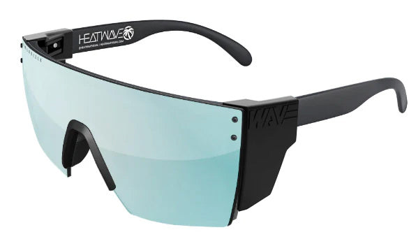 Heatwave Custom Lens Lazer Face Z87 Polarized Sunglasses, Black Frame