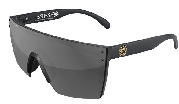 Heatwave Custom Lens Lazer Face Z87 Polarized Sunglasses, Black Frame