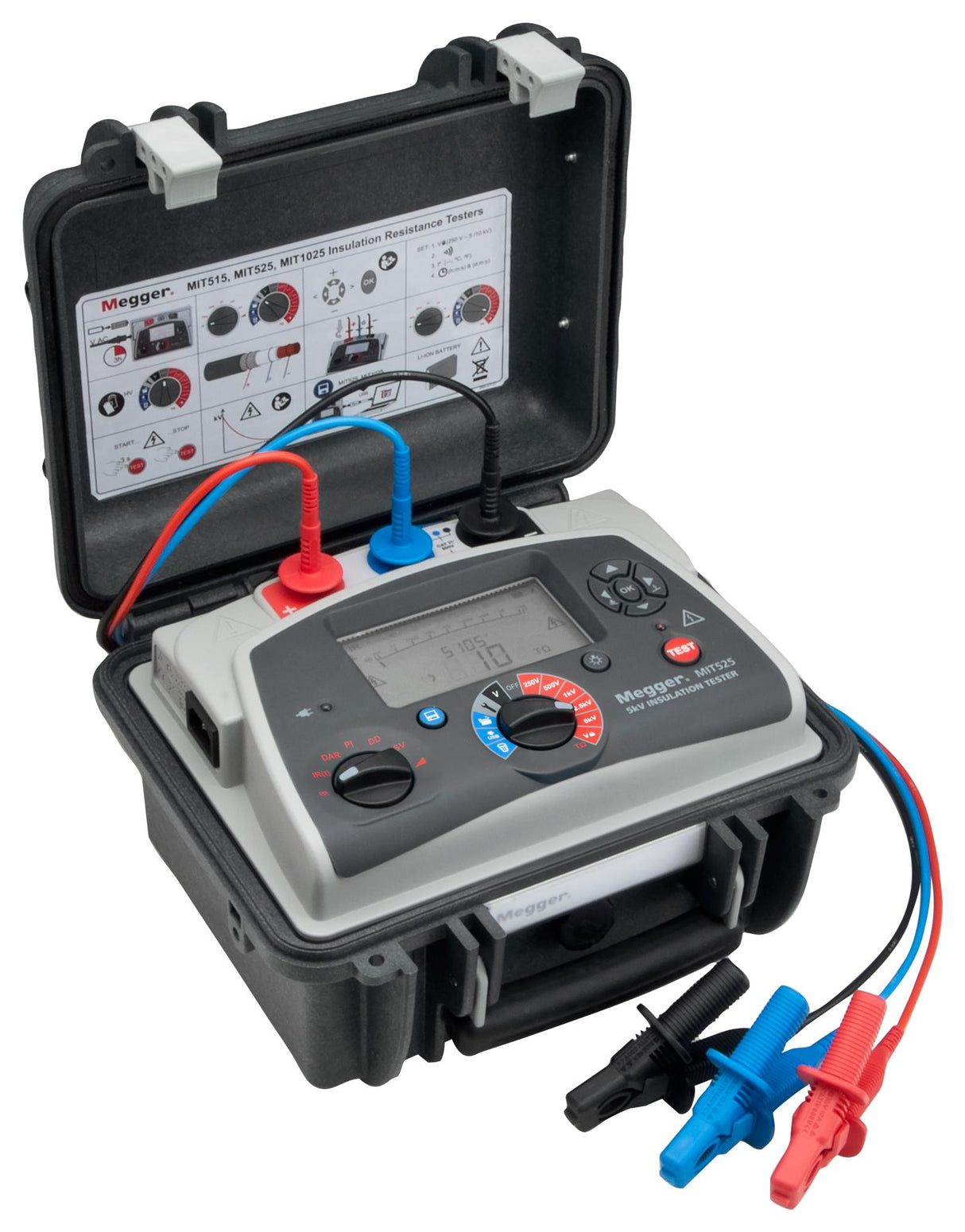 Megger MIT525 5 KV Diagnostic Insulation Resistance Tester