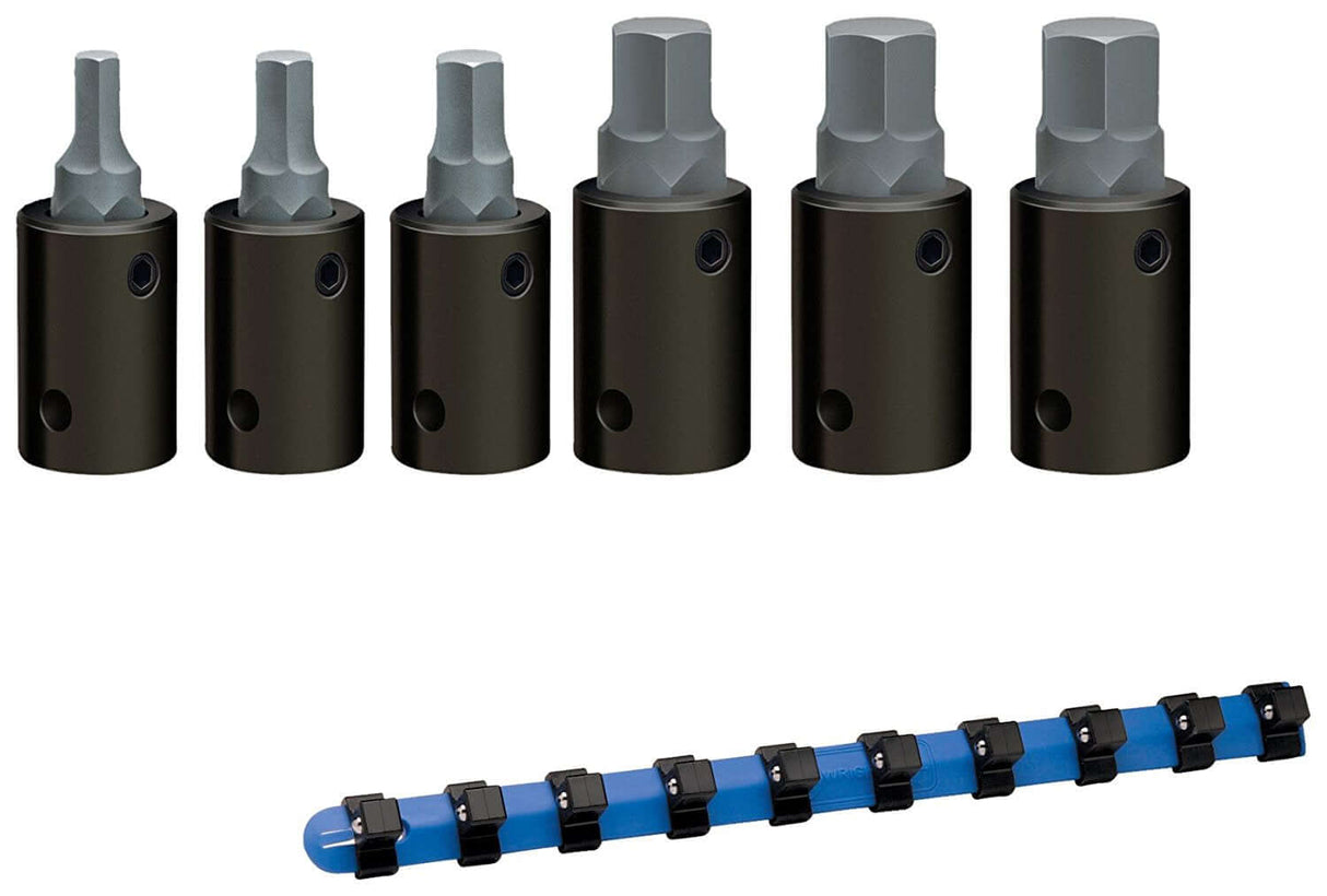 Hex Bit Socket Set, Impact, 6 pc (1/2" drive)