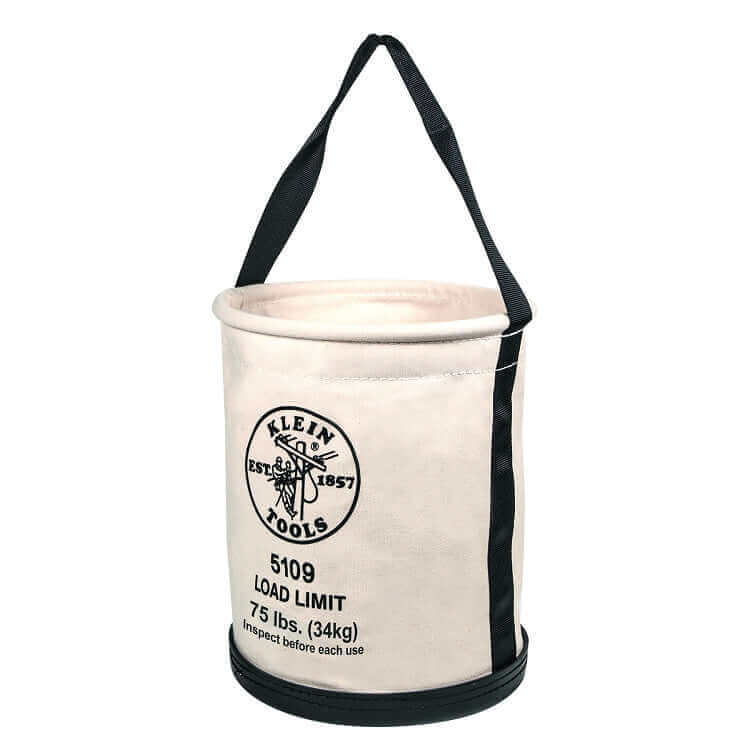 Canvas Bucket, Klein (12'' width x 15'' height)