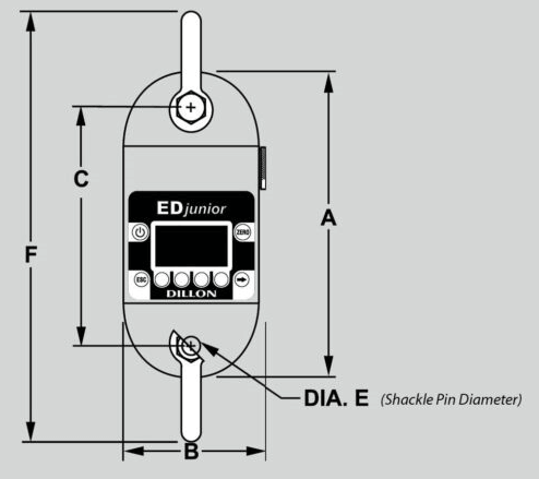 Dillon ED JR Crane Scale