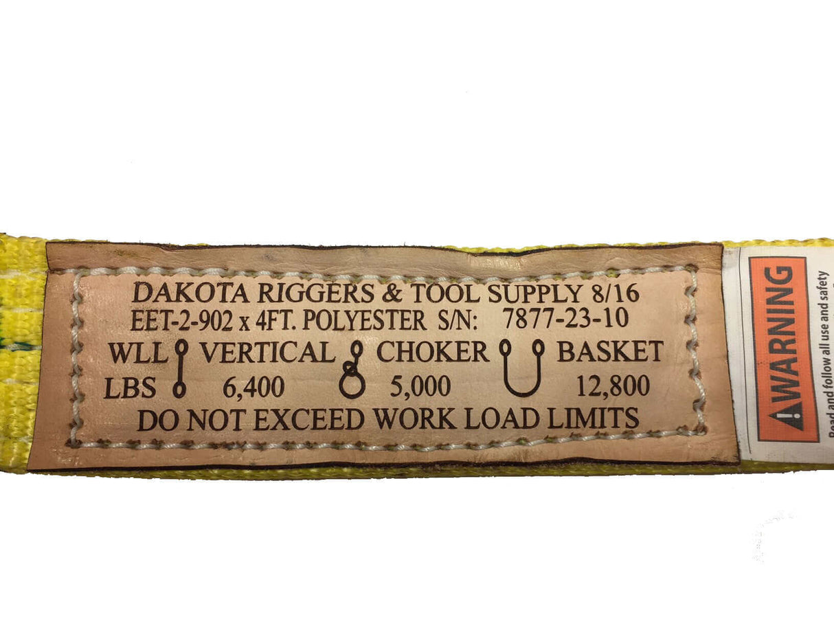 Eye & Eye Polyester Sling 2" x 10'