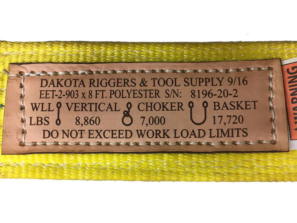 Eye & Eye Polyester Sling 3" x 10'