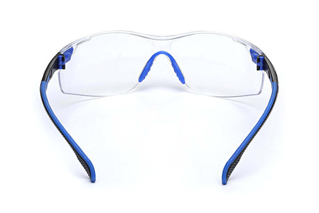 3M™ Solus™ 1000-Series Safety Glasses, Black/Blue, Clear Scotchgard™ Anti-Fog Lens