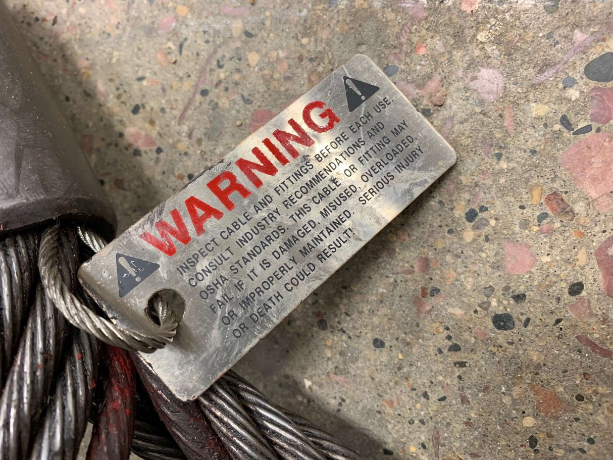 Cargo Wire Rope Sling 3/8"