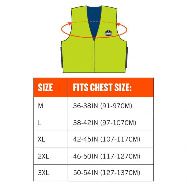 Ergodyne Chill-Its 6665 Evaporative Cooling Vest