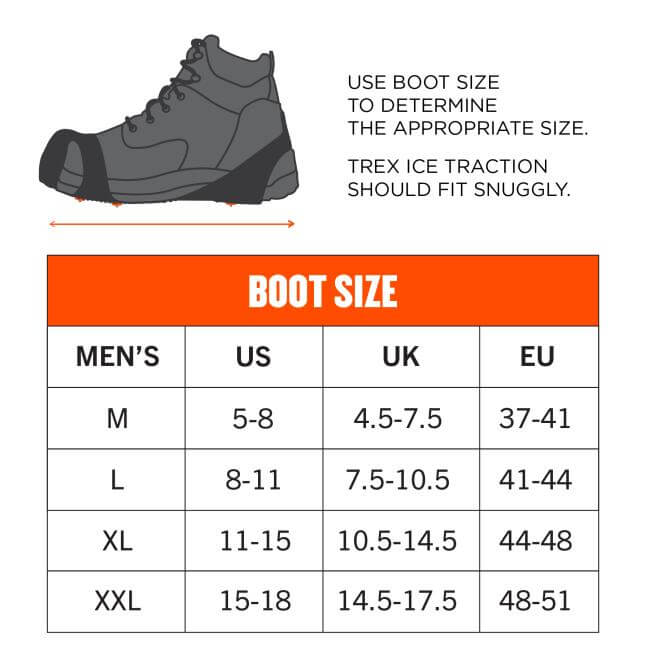Ergodyne TREX 6300 Slip-On Ice Cleats