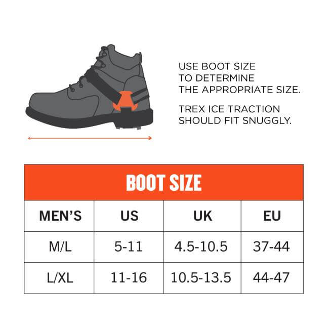 Ergodyne TREX 6315 Strap-On Heel Ice Cleats