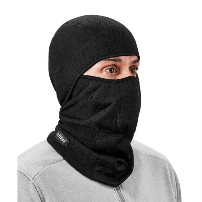 Ergodyne N-Ferno Balaclava Face Mask - Wind-Proof, Hinged Design