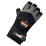 Ergodyne ProFlex 910 Half-Finger Impact Gloves and Wrist Support