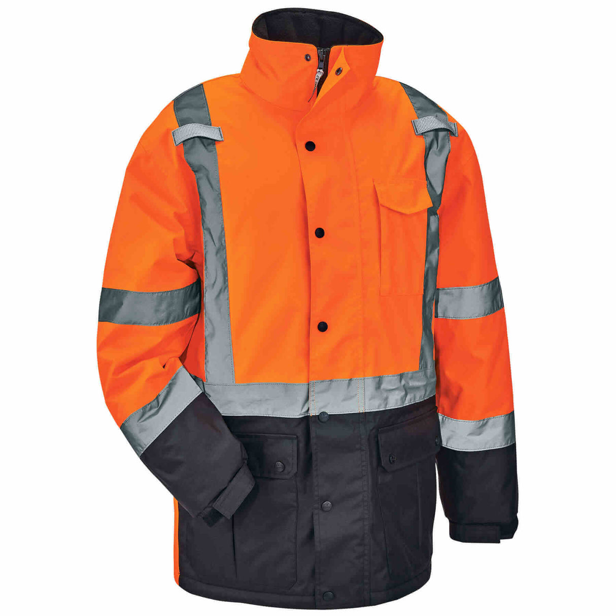 Ergodyne GloWear 8384 Hi-Viz Winter Quilted Parka