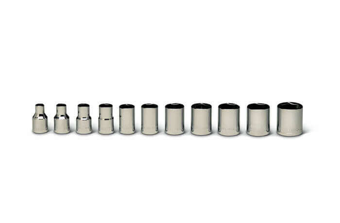 Wright Standard Metric Socket Set, 1/4"Drive, 11 pc.