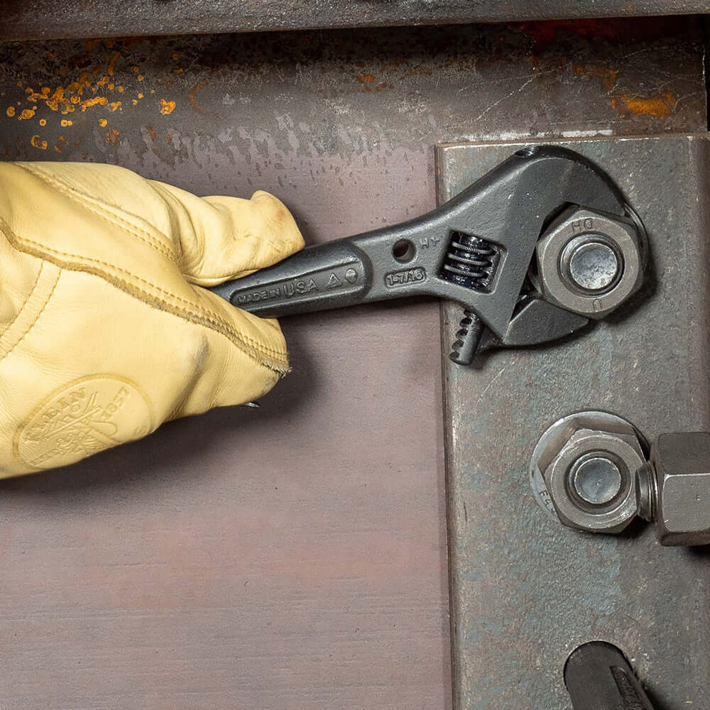 Klein Adjustable Spud Wrench, 10"