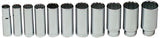 Wright SAE Socket Set, 1/2" drive, 11 pc.