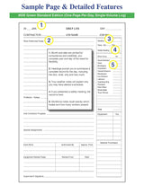 Construction & Maintenance Daily Log Book