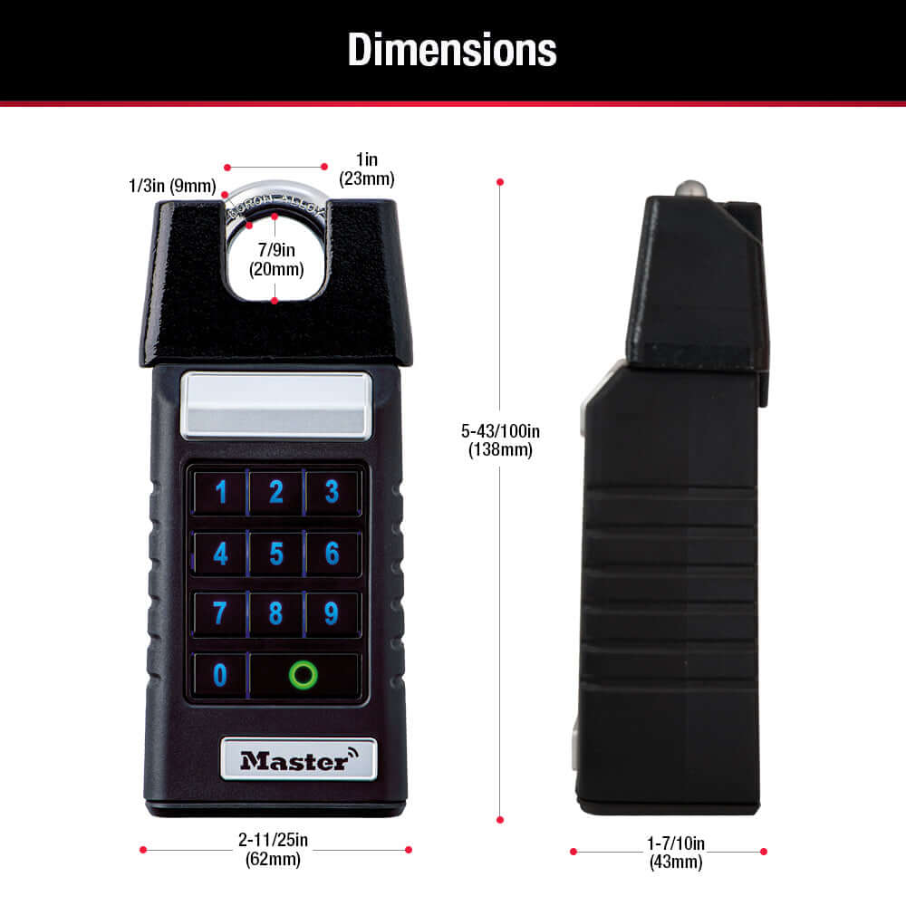 Master Lock 6400SHENT Bluetooth PROSERIES Padlock