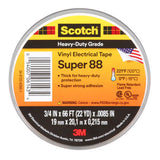 Scotch® Vinyl Electrical Tape Super 88, 3/4" x 66'