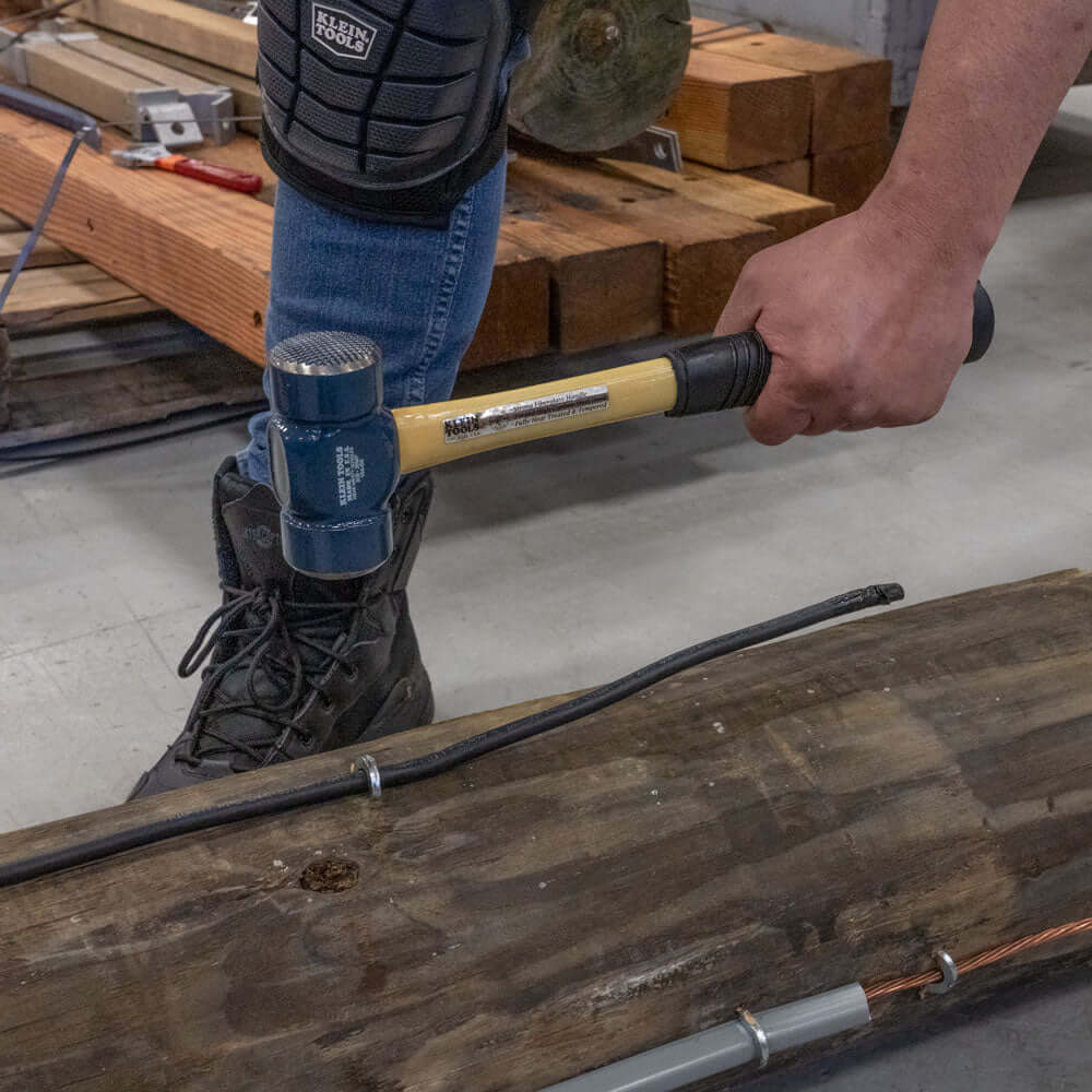 Klein 14" Lineman's Milled-Face Hammer