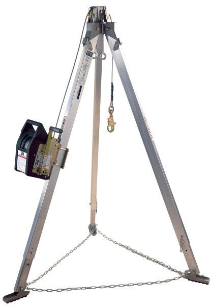 3M™ DBI-SALA® 7' Confined Space Aluminum Tripod with Winch, 60' Length