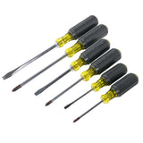 Klein 6-pc Slotted and Phillips Screwdriver Set