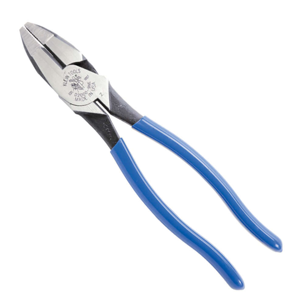 Klein 9" Diagonal High-Leverage Lineman's Pliers