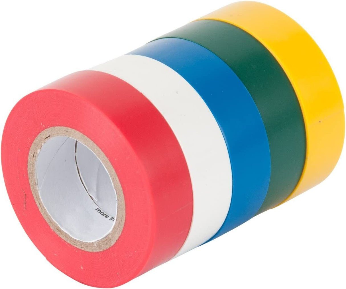 Gardner Bender 1/2" x 20' Multicolored Vinyl Electrical Tape, 5 Pack