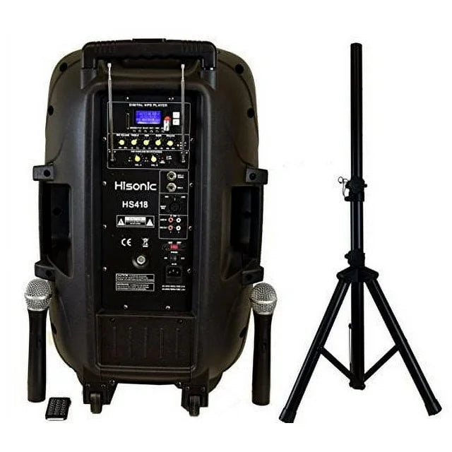 Hisonic HS418 15" Wireless Rechargeable PA System