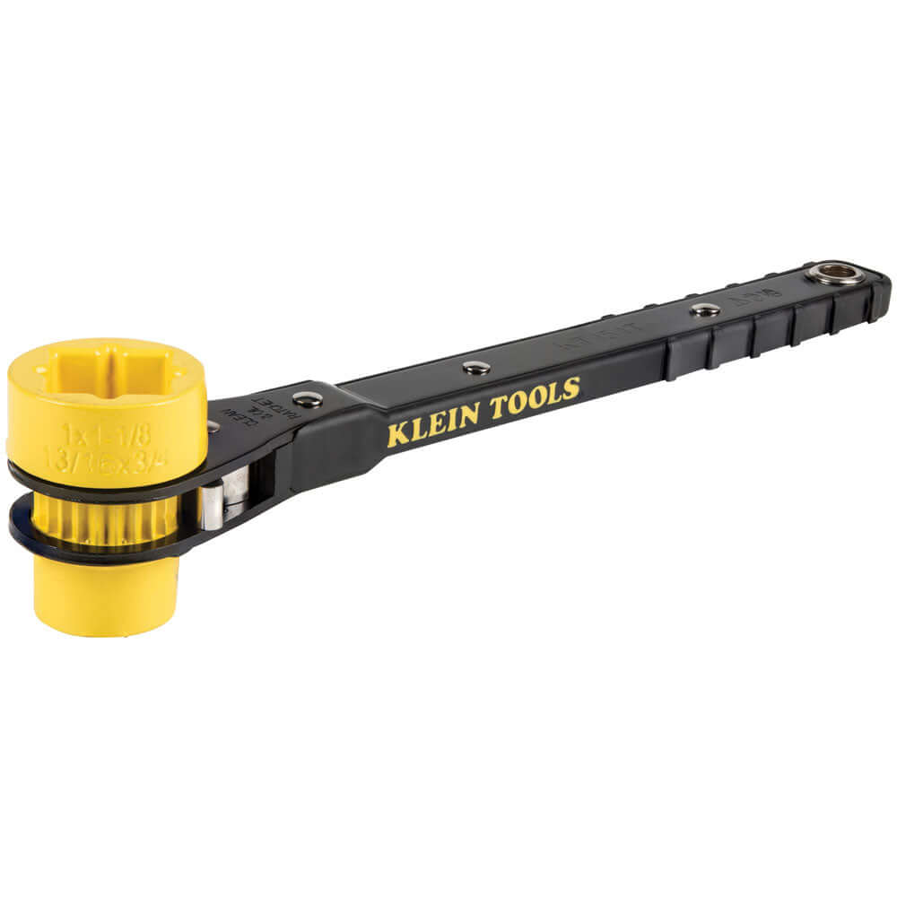Klein 4-in-1 Lineman's Ratcheting Wrench