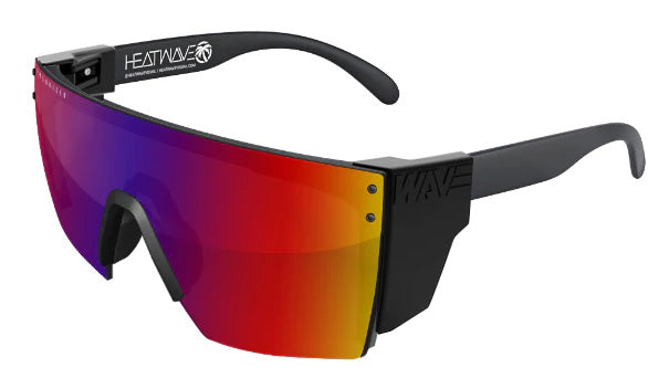 Heatwave Custom Lens Lazer Face Z87 Polarized Sunglasses, Black