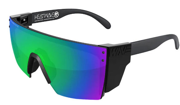 Heatwave Custom Lens Lazer Face Z87 Polarized Sunglasses, Black