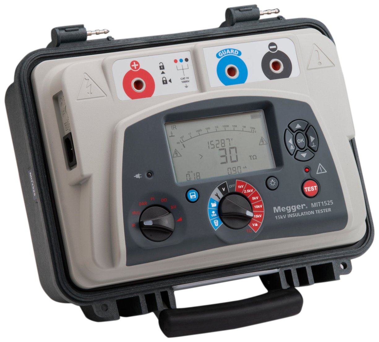 Megger MIT1525 15 KV Insulation Resistance Tester – Dakota Riggers