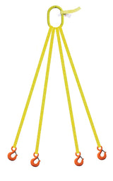 4 Legged Tool Lifting Web Sling, Snap Hooks