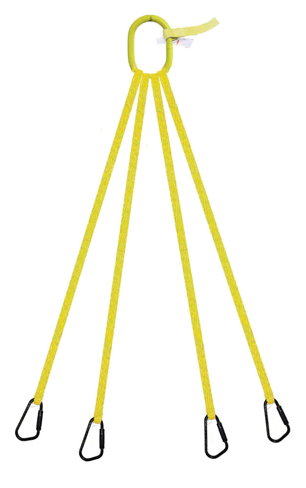 4 Legged Tool Lifting Web Sling, Medium Quick Rigging Connector