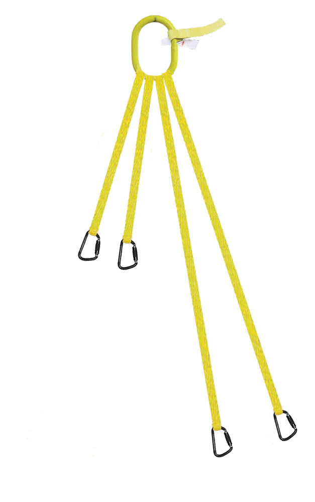 4 Legged Tool Lifting Web Sling, Small Quick Rigging Connector