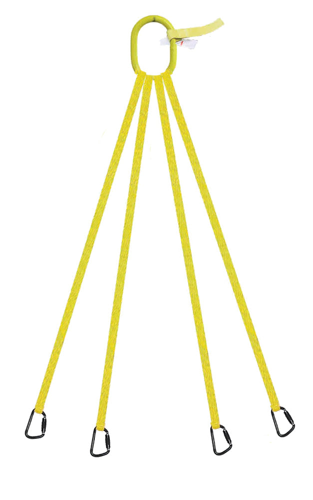 4 Legged Tool Lifting Web Sling, Small Quick Rigging Connector